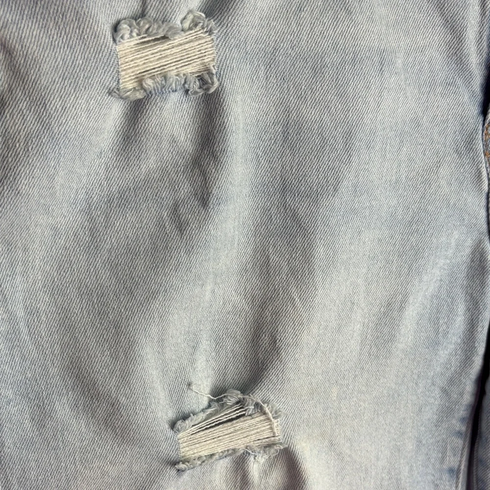 Celebrity Pink - Cuffed Light Wash Distressed Jean Shorts